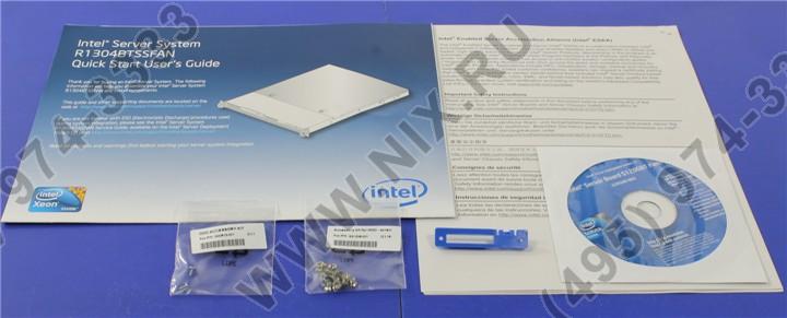 Intel 1U R1304BTSSFAN (LGA1155, C202, SVGA, SATA RAID, 2xGbLAN, 4DDR ...